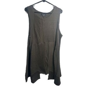 kaktus womens sleeveless tank top shirt size large